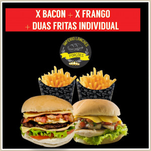 X- Filé c/ Hambúrguer: Papa Lanches